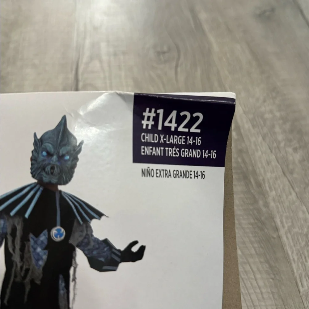 Mystical Blue and Black Alien Costume for Kids